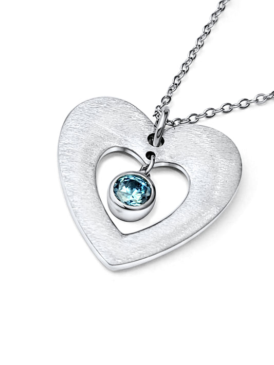 IGIE 925 Heart Pendant Sterling Silver Necklace